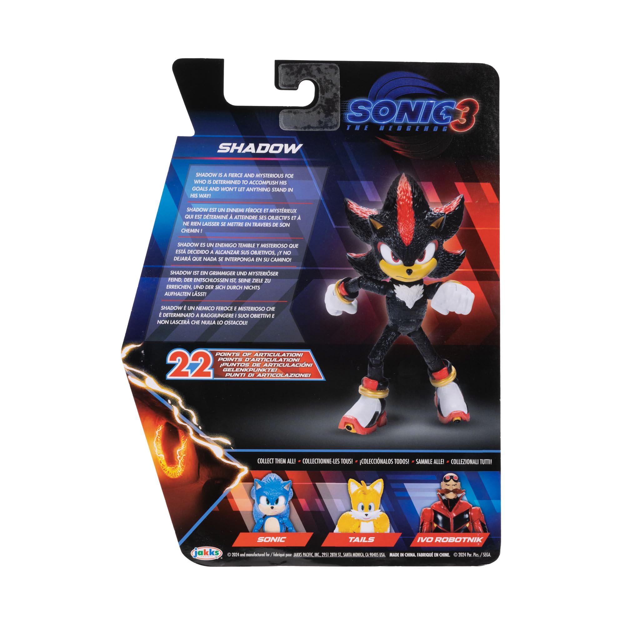 Rovinta | Sonic the Hedgehog 3 – Shadow 5" Action Figure