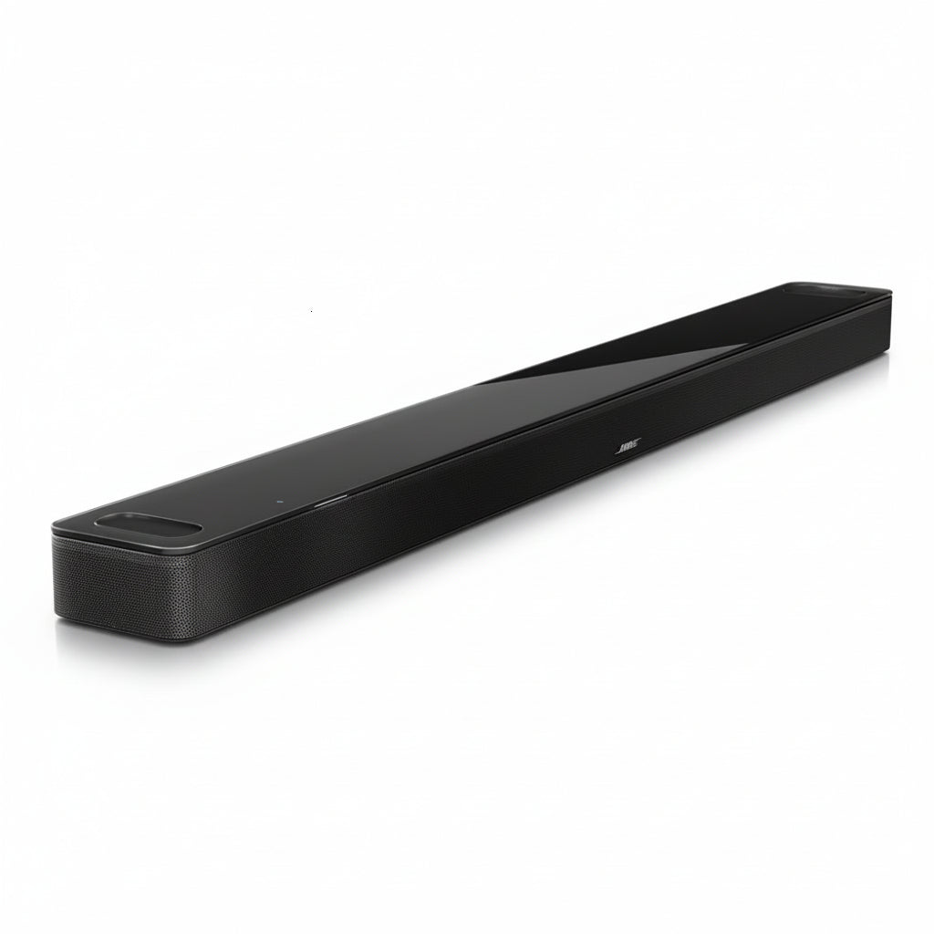 Smart Ultra Dolby Atmos Soundbar, All-in-One Surround Sound System for TV, A.I. Dialogue Mode, Alexa and Google Voice Control, HDMI eARC, Black