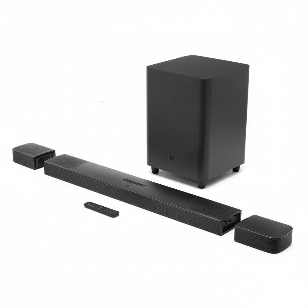 Bar 9.1 - Channel Soundbar System with Surround Speakers and Dolby Atmos, Black