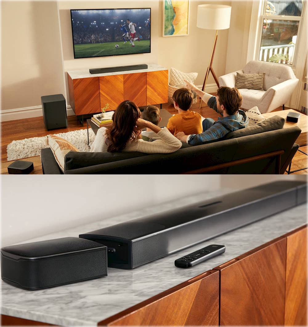 Bar 9.1 - Channel Soundbar System with Surround Speakers and Dolby Atmos, Black
