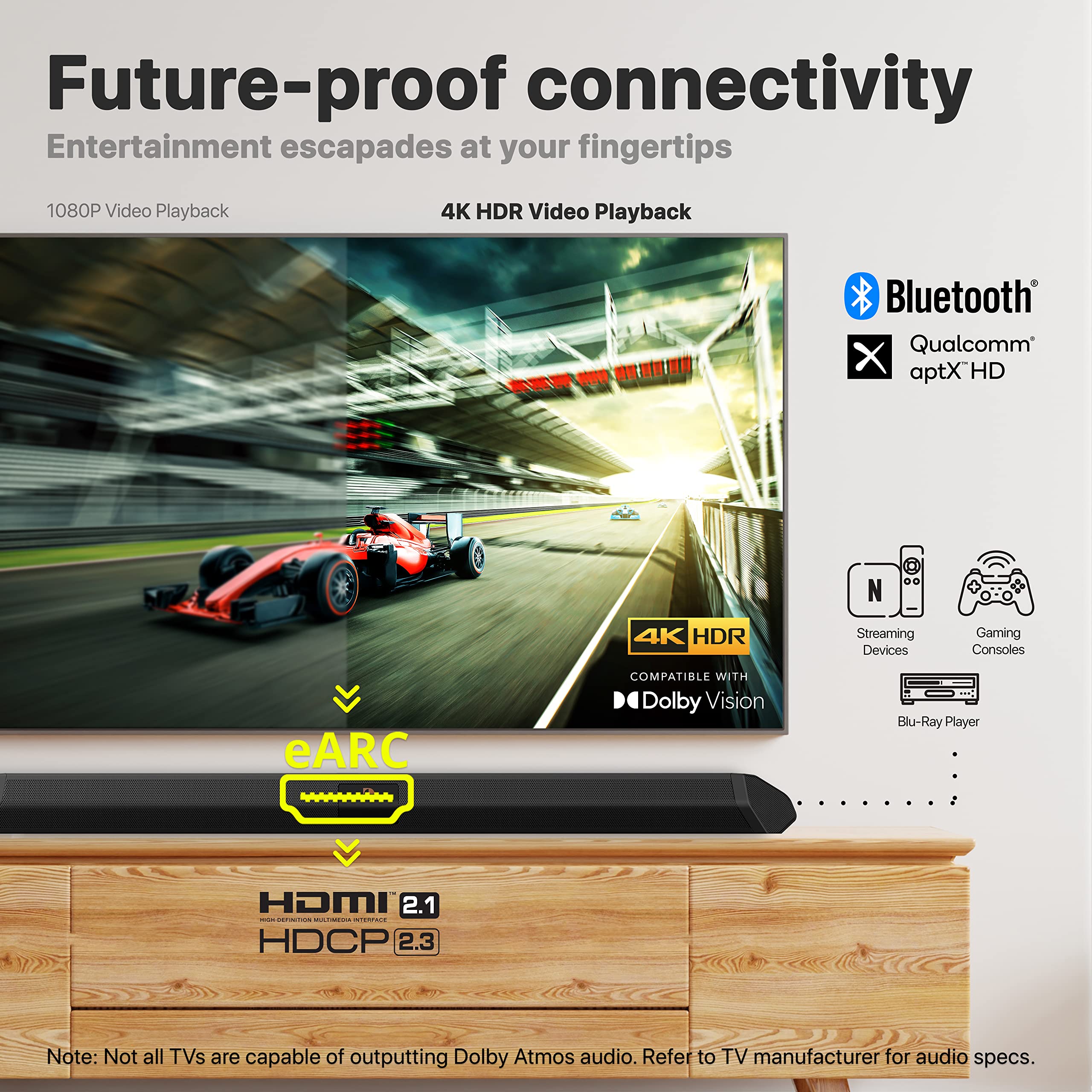 Shockwafe 11.2.6 Channel Dolby Atmos/DTS:X Soundbar with Upgraded Dual 10” Subwoofers, Wireless Bipolar Surrounds, 6 Height Channels, AHD Ultra